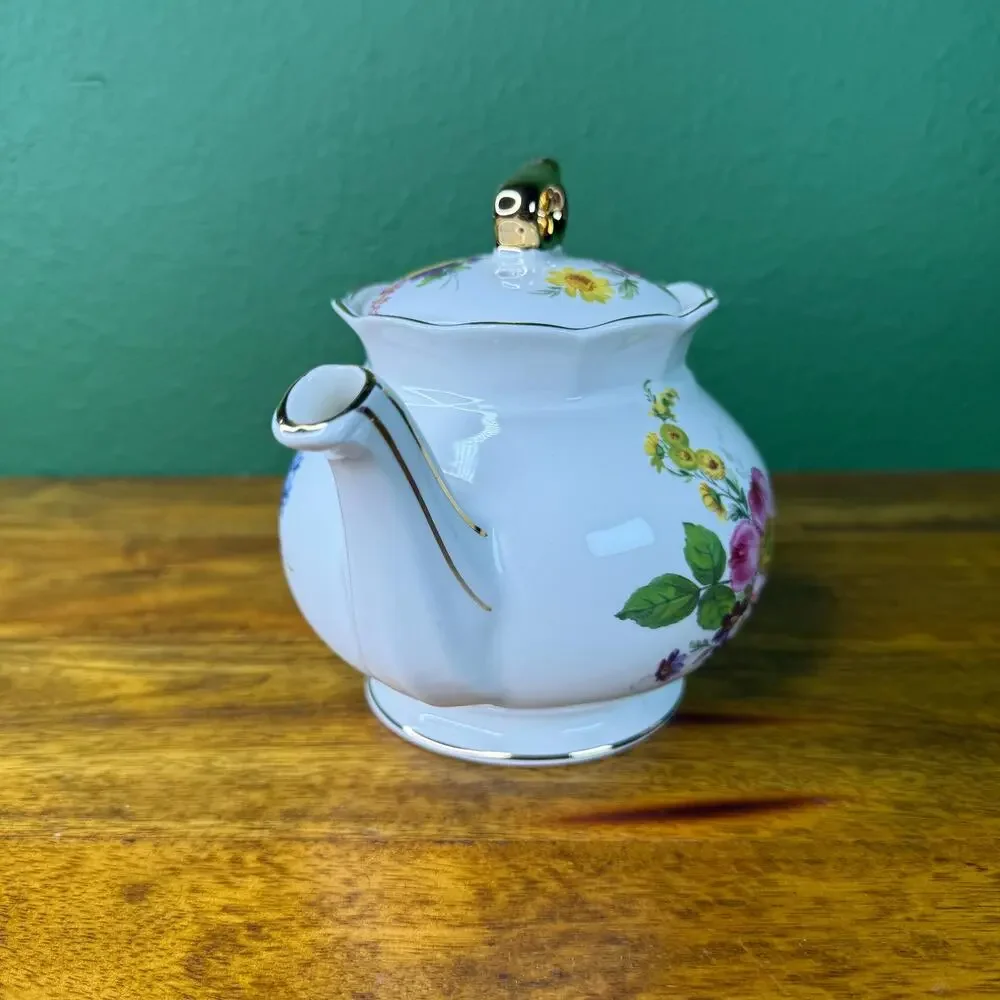 Vintage James Sadler Tea Pot Made in England 1950s Teapot